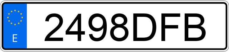 Numer rejestracyjny 2498DFB posiada KIA PICANTO Numer rejestracyjny 2498DFB posiada KIA PICANTO