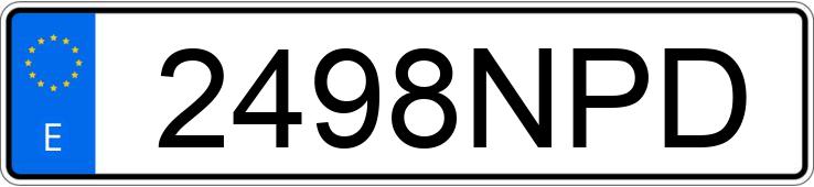 Numer rejestracyjny 2498NPD posiada BMW X1 Numer rejestracyjny 2498NPD posiada BMW X1