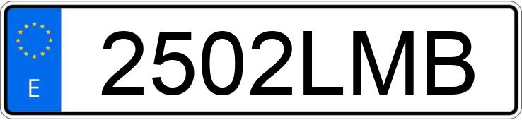 Numer rejestracyjny 2502LMB posiada OPEL GRANDLAND X