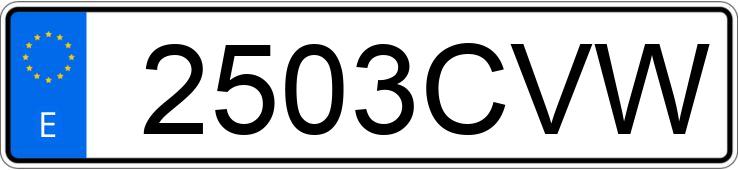 Numer rejestracyjny 2503CVW posiada SEAT ALTEA Numer rejestracyjny 2503CVW posiada SEAT ALTEA