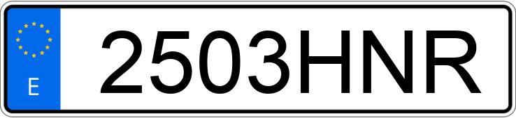 Numer rejestracyjny 2503HNR posiada SEAT IBIZA Numer rejestracyjny 2503HNR posiada SEAT IBIZA