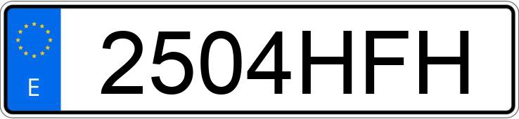 Numer rejestracyjny 2504HFH posiada PEUGEOT SUM UP