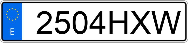 Numer rejestracyjny 2504HXW posiada MERCEDES CITAN Numer rejestracyjny 2504HXW posiada MERCEDES CITAN