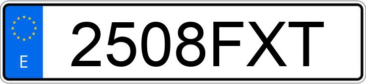 Numer rejestracyjny 2508FXT posiada PEUGEOT 308 Numer rejestracyjny 2508FXT posiada PEUGEOT 308