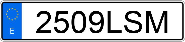 Numer rejestracyjny 2509LSM posiada PEUGEOT 5008
