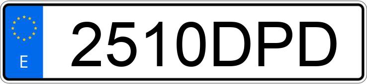 Numer rejestracyjny 2510DPD posiada CITROEN C4