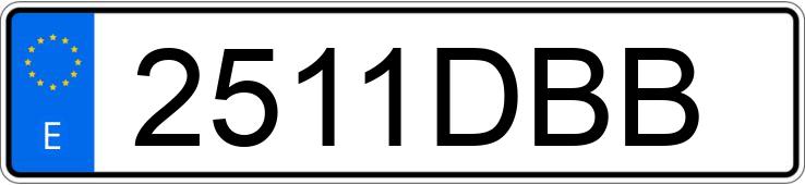 Numer rejestracyjny 2511DBB posiada MERCEDES M (163-164)