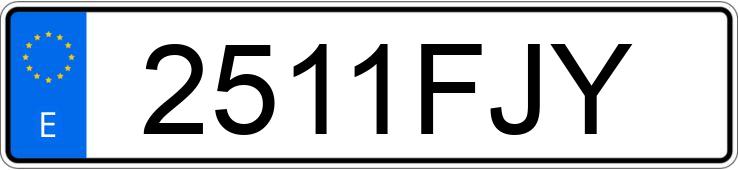 Numer rejestracyjny 2511FJY posiada RENAULT MASTER Numer rejestracyjny 2511FJY posiada RENAULT MASTER