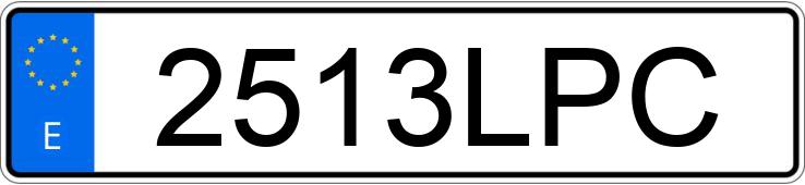 Numer rejestracyjny 2513LPC posiada AUDI A6