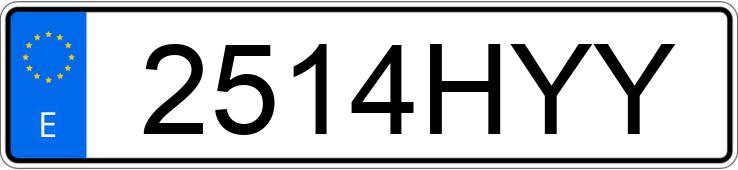 Numer rejestracyjny 2514HYY posiada MAZDA CX-5 Numer rejestracyjny 2514HYY posiada MAZDA CX-5