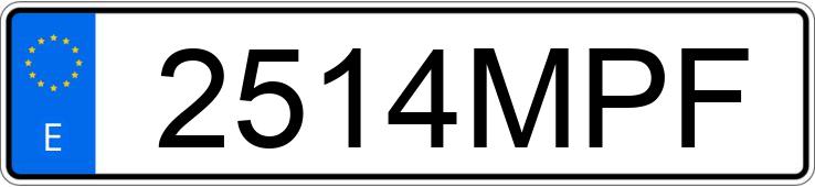 Numer rejestracyjny 2514MPF posiada Hiunday I20