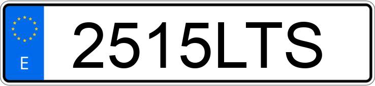 Numer rejestracyjny 2515LTS posiada RENAULT CAPTUR