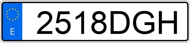 Numer rejestracyjny 2518DGH posiada SEAT LEON