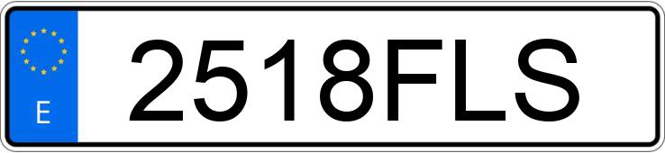 Numer rejestracyjny 2518FLS posiada BMW SERIE 3