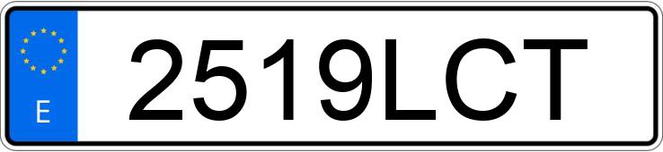 Numer rejestracyjny 2519LCT posiada AUDI Q5