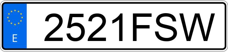 Numer rejestracyjny 2521FSW posiada OPEL CORSA Numer rejestracyjny 2521FSW posiada OPEL CORSA