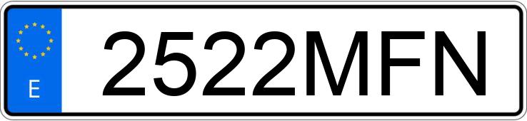 Numer rejestracyjny 2522MFN posiada TESLA MODEL S Numer rejestracyjny 2522MFN posiada TESLA MODEL S