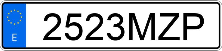 Le numéro d’enregistrement 2523MZP a NISSAN QASHQAI