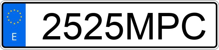 Numer rejestracyjny 2525MPC posiada PEUGEOT 3008