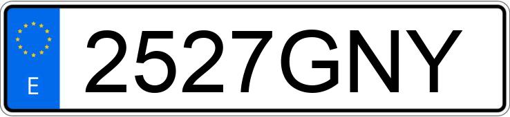 Numer rejestracyjny 2527GNY posiada MERCEDES E (212-207) Numer rejestracyjny 2527GNY posiada MERCEDES E (212-207)