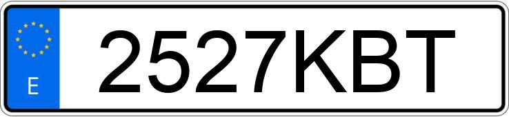 Numer rejestracyjny 2527KBT posiada PEUGEOT PARTNER Numer rejestracyjny 2527KBT posiada PEUGEOT PARTNER