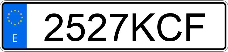 Numer rejestracyjny 2527KCF posiada LAMBORGHINI MURCIELAGO