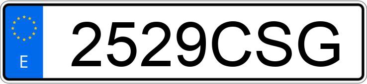 Numer rejestracyjny 2529CSG posiada AUDI A4