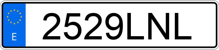 Numer rejestracyjny 2529LNL posiada MITSUBISHI ECLIPSE CROSS