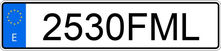 Numer rejestracyjny 2530FML posiada FORD S-MAX Numer rejestracyjny 2530FML posiada FORD S-MAX