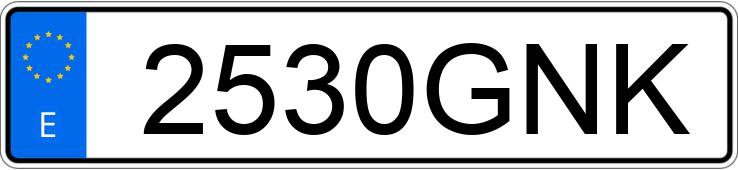 Numer rejestracyjny 2530GNK posiada MERCEDES R (251)