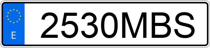 Numer rejestracyjny 2530MBS posiada RENAULT KANGOO