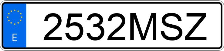 Numer rejestracyjny 2532MSZ posiada MERCEDES CLA (118) Numer rejestracyjny 2532MSZ posiada MERCEDES CLA (118)