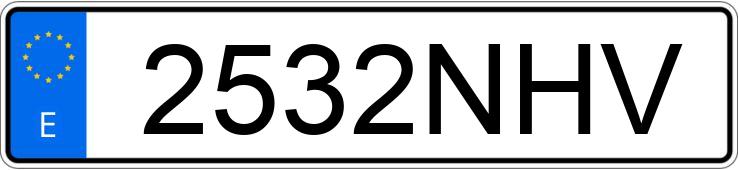 Numer rejestracyjny 2532NHV posiada FERRARI PUROSANGUE Numer rejestracyjny 2532NHV posiada FERRARI PUROSANGUE