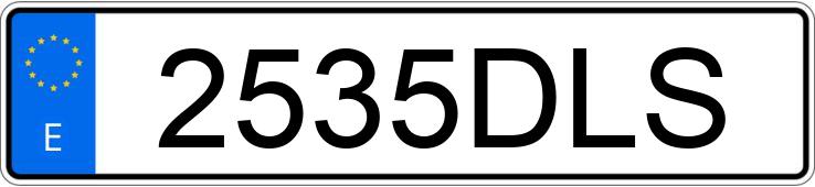 Numer rejestracyjny 2535DLS posiada NISSAN MICRA