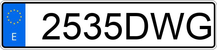 Numer rejestracyjny 2535DWG posiada VOLVO S40 Numer rejestracyjny 2535DWG posiada VOLVO S40