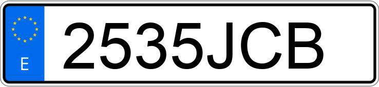 Numer rejestracyjny 2535JCB posiada SEAT IBIZA Numer rejestracyjny 2535JCB posiada SEAT IBIZA