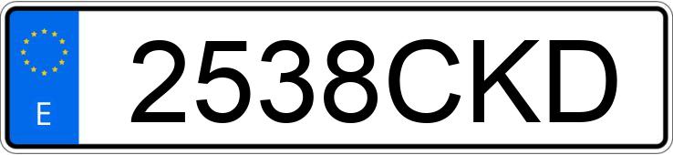 Numer rejestracyjny 2538CKD posiada MITSUBISHI MONTERO SPORT Numer rejestracyjny 2538CKD posiada MITSUBISHI MONTERO SPORT