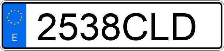 Numer rejestracyjny 2538CLD posiada SEAT LEON Numer rejestracyjny 2538CLD posiada SEAT LEON