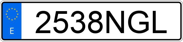 Numer rejestracyjny 2538NGL posiada BMW SERIE 3 Numer rejestracyjny 2538NGL posiada BMW SERIE 3