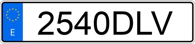 Numer rejestracyjny 2540DLV posiada MITSUBISHI PAJERO Numer rejestracyjny 2540DLV posiada MITSUBISHI PAJERO