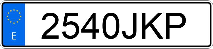 Numer rejestracyjny 2540JKP posiada SUZUKI BURGMAN 125 Numer rejestracyjny 2540JKP posiada SUZUKI BURGMAN 125