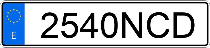 Numer rejestracyjny 2540NCD posiada AUDI A5 SPORTBACK Numer rejestracyjny 2540NCD posiada AUDI A5 SPORTBACK