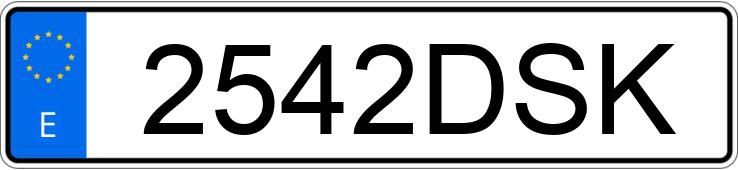 Numer rejestracyjny 2542DSK posiada MERCEDES M (163-164)