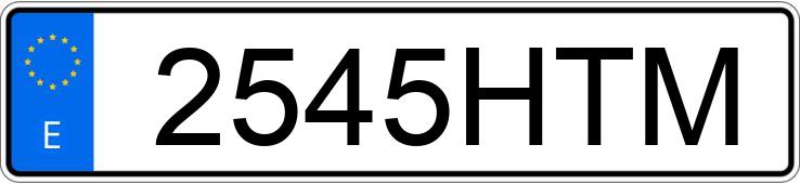 Numer rejestracyjny 2545HTM posiada RENAULT KANGOO