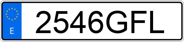 Numer rejestracyjny 2546GFL posiada VOLKSWAGEN JETTA