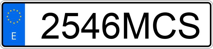 Die Registrierungsnummer 2546MCS hat NISSAN QASHQAI