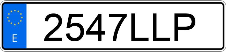 Numer rejestracyjny 2547LLP posiada BMW SERIE 4 Numer rejestracyjny 2547LLP posiada BMW SERIE 4