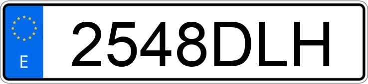 Numer rejestracyjny 2548DLH posiada SEAT IBIZA