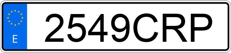 Numer rejestracyjny 2549CRP posiada SEAT LEON Numer rejestracyjny 2549CRP posiada SEAT LEON