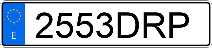 Numer rejestracyjny 2553DRP posiada KIA CERATO Numer rejestracyjny 2553DRP posiada KIA CERATO